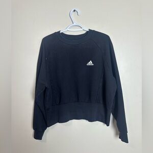 Adidas Size M Women's Classic Black Crewneck Sweatshirt